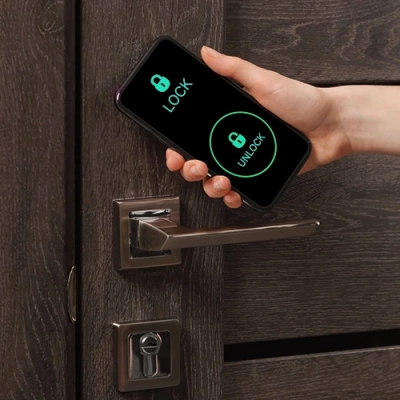 Beaumont vivint connected smart lock